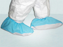 CPE coated shoe cover