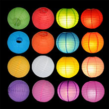 Round paper lantern (paper lampshades)